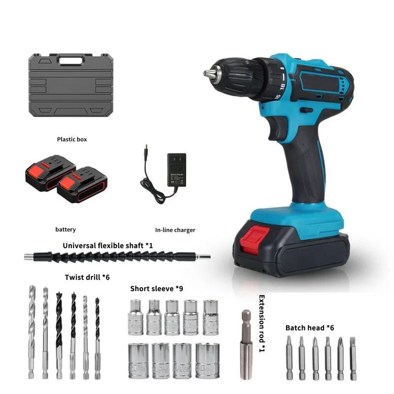 Multifunction power tools kits set power tool accessories sets power  cordless drill