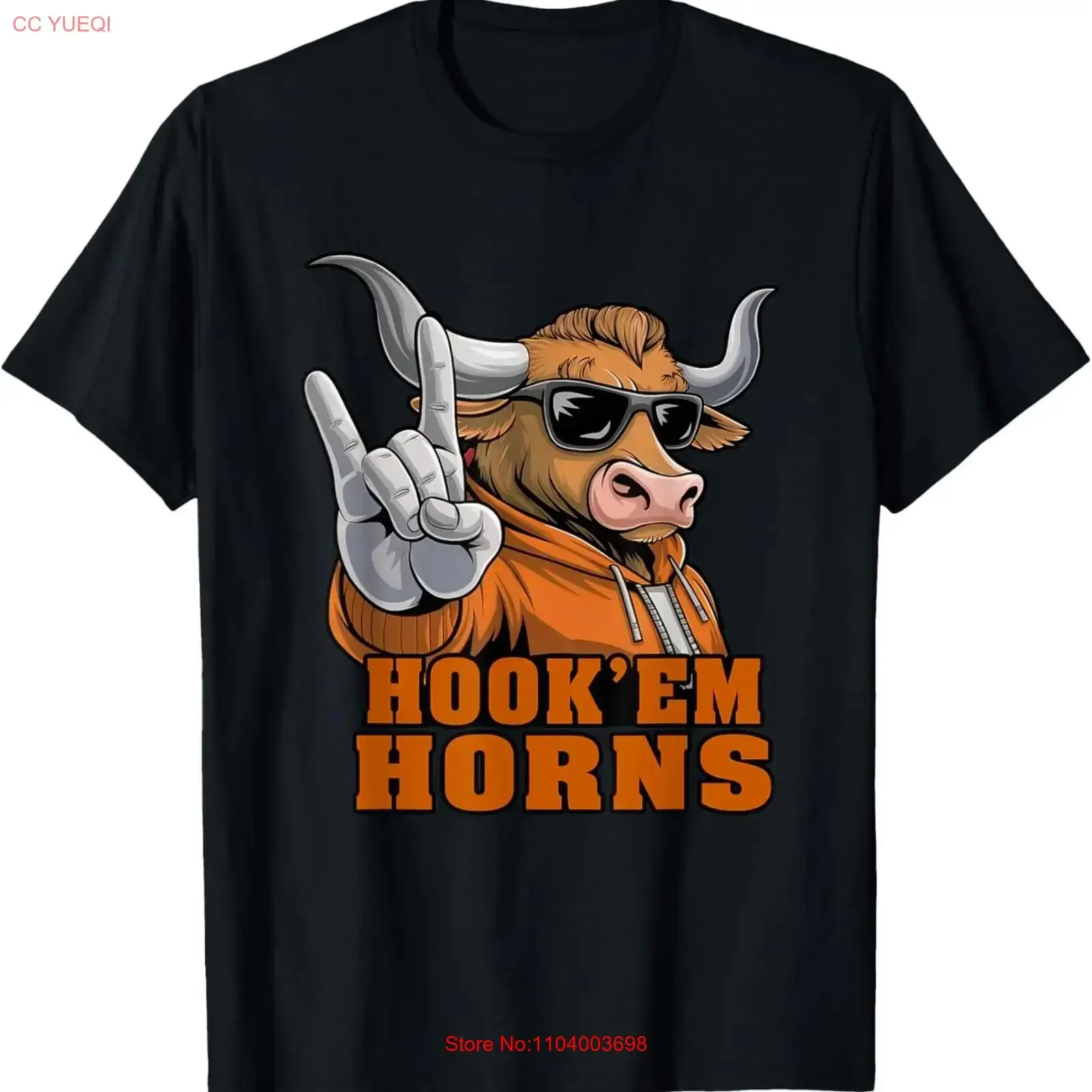 

Vintage Longhorn Kids Girls Boys Spirit Evergreen T Shirt vintage Washed Slightly Soft Casual streetwear Breathable graphic