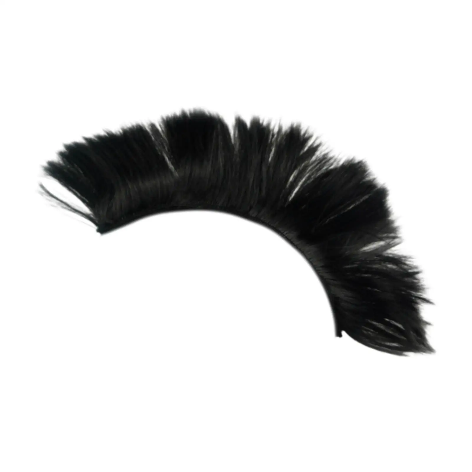 Motorcycle Helmet Wig Cockscomb Hair PET Fiber Fashion Helmet Hairpiece for Helmet Accessories and Street Cosplay Rides