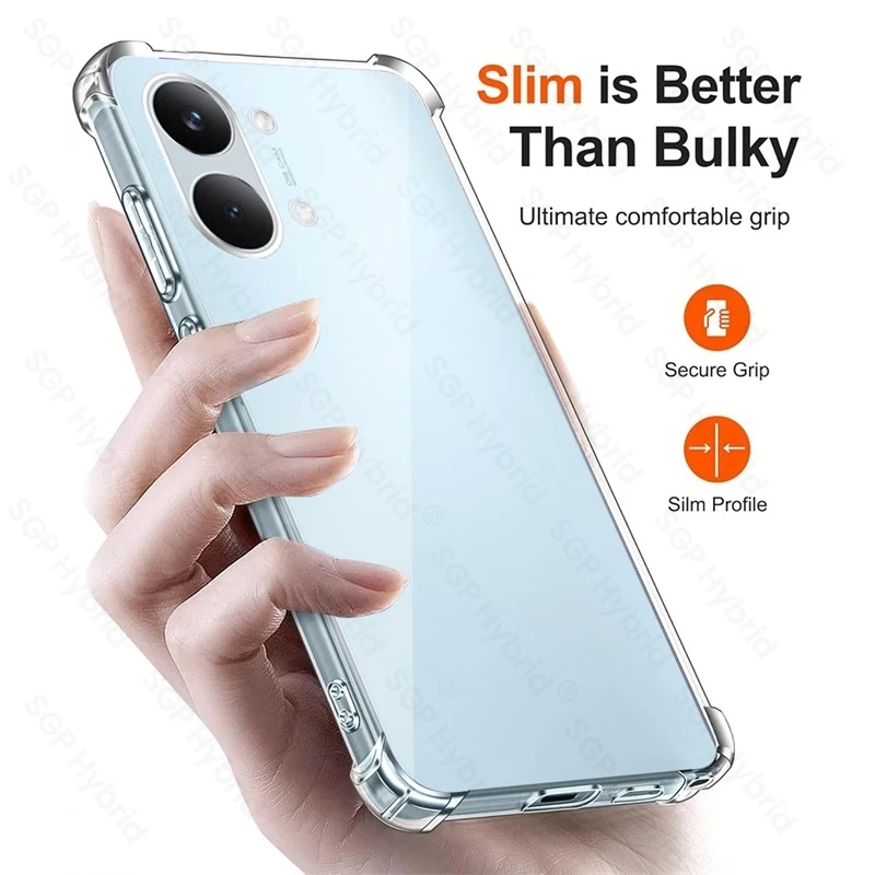 Capa Transparente de TPU Macio Poko Little X8Pro X8ProMax para Poco X8 Pro Max 5G com Proteção de Câmera Fundas PocoX8Pro PocoX8ProMax