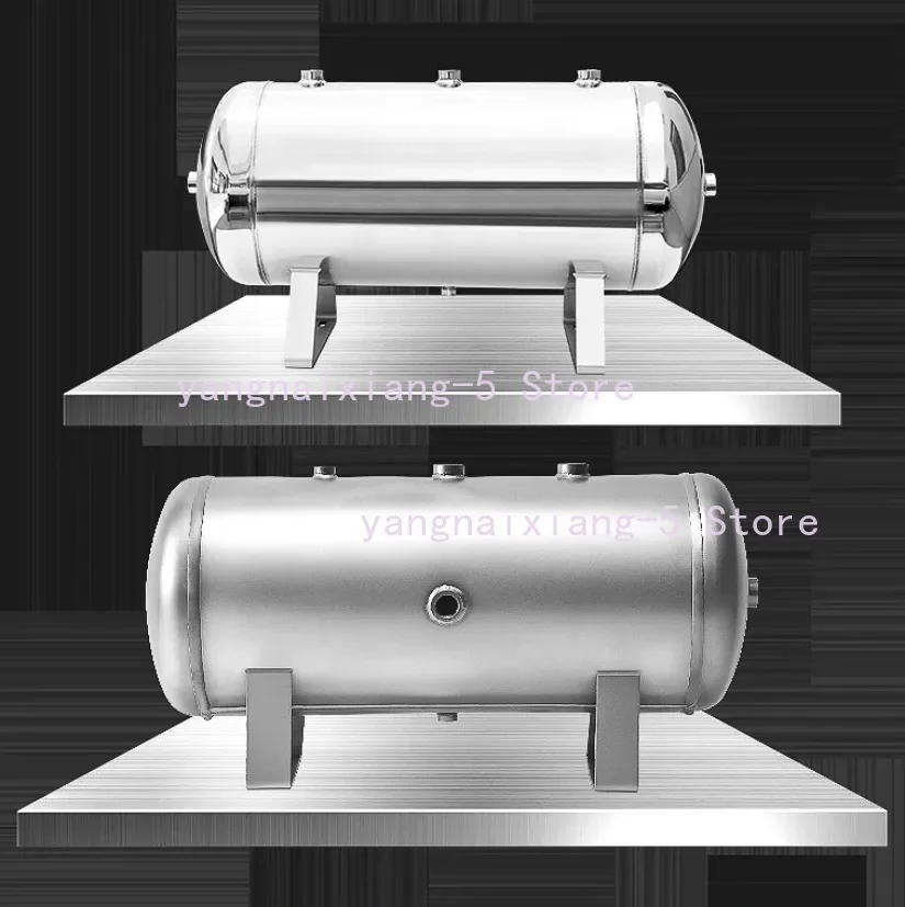

1L 2L 3L Air Compressor Tank Air Pressure Tank Small Gas Storage Tank Vacuum Buffer Stainless Steel Gasholder