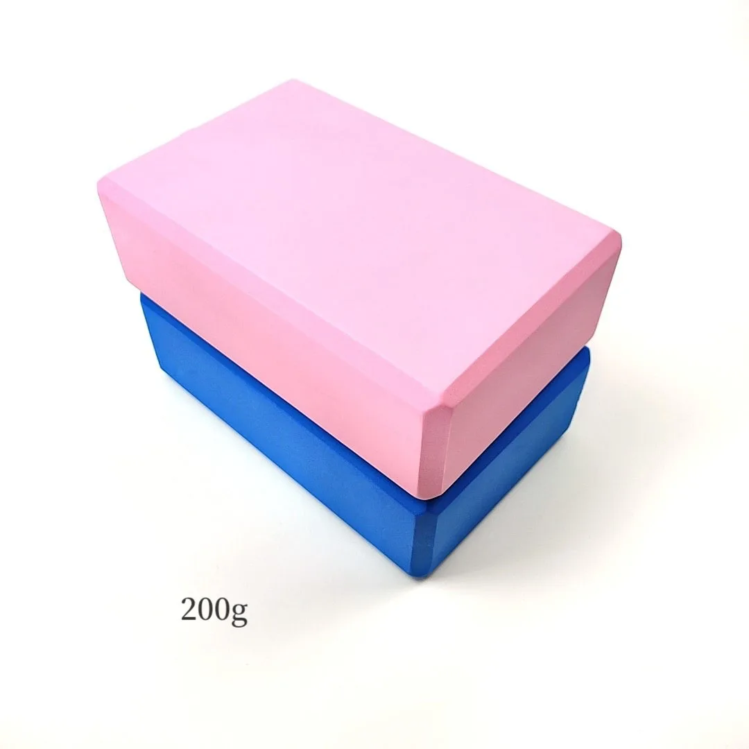 High Density Yoga Brick 200g Dance Practice Fitness Brick Yoga Auxiliary Anti Slip Support Pressure Resistant Colored Brick