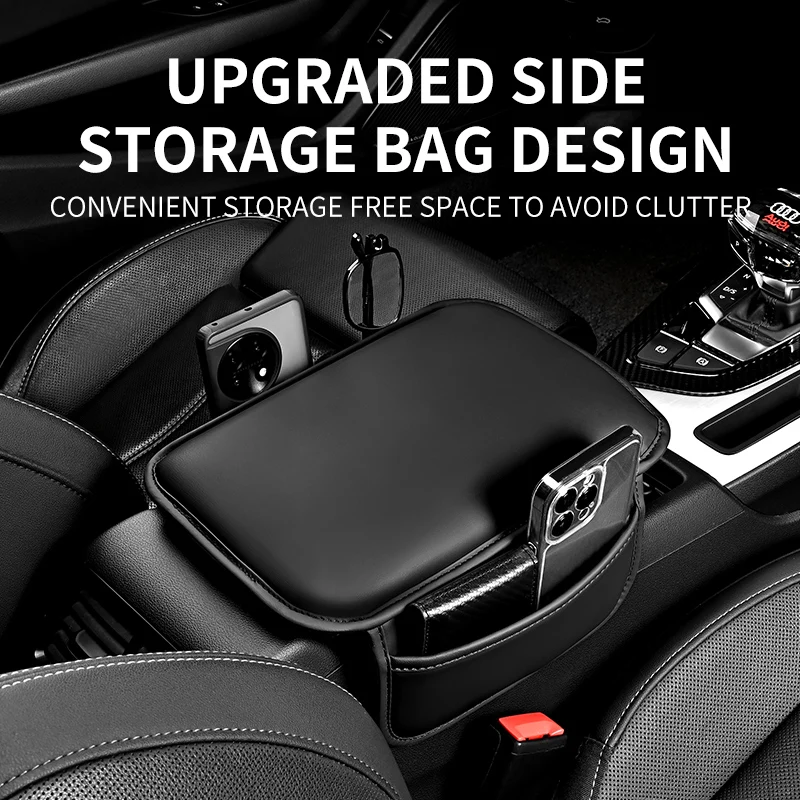 Universal Car Armrest Pad - Soft Armrest Cushion, Leather Armrest Protector, Car Accessory, Suitable for Lexus IS, GX, UX, TX