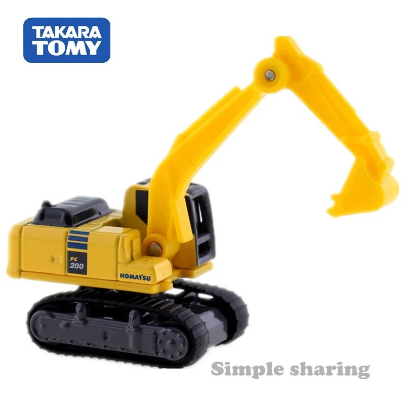 TAKARA TOMY Tomica Diecast No.009 Komatsu Power Shovel PC200 Galeo R Die-casting Automotive Model Ornaments Cas Toys Decorations