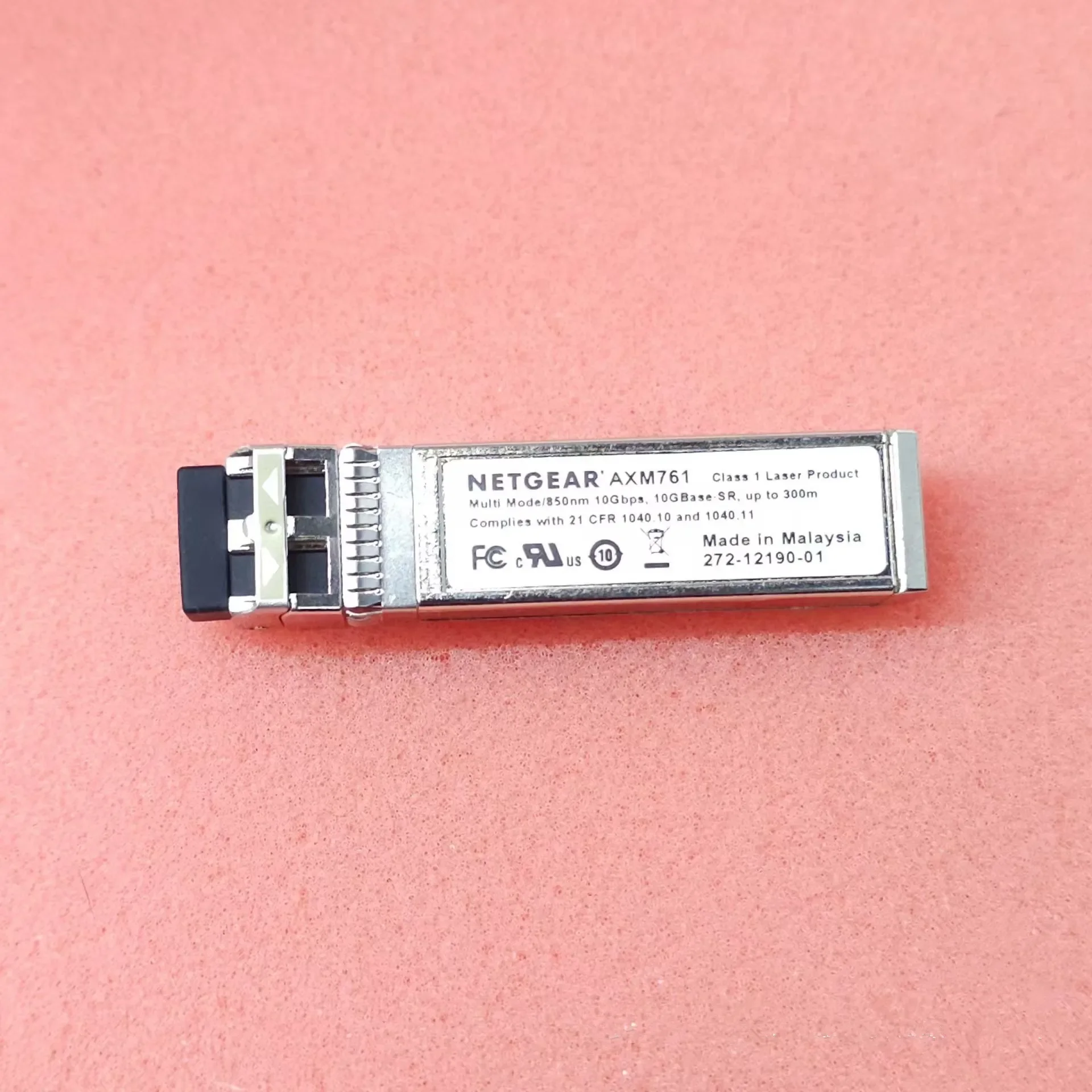 NETGEAR SFP 10G SR Transceiver AXM761 272-12190-01 SFP Multimode 850NM 10GB Optical Fiber
