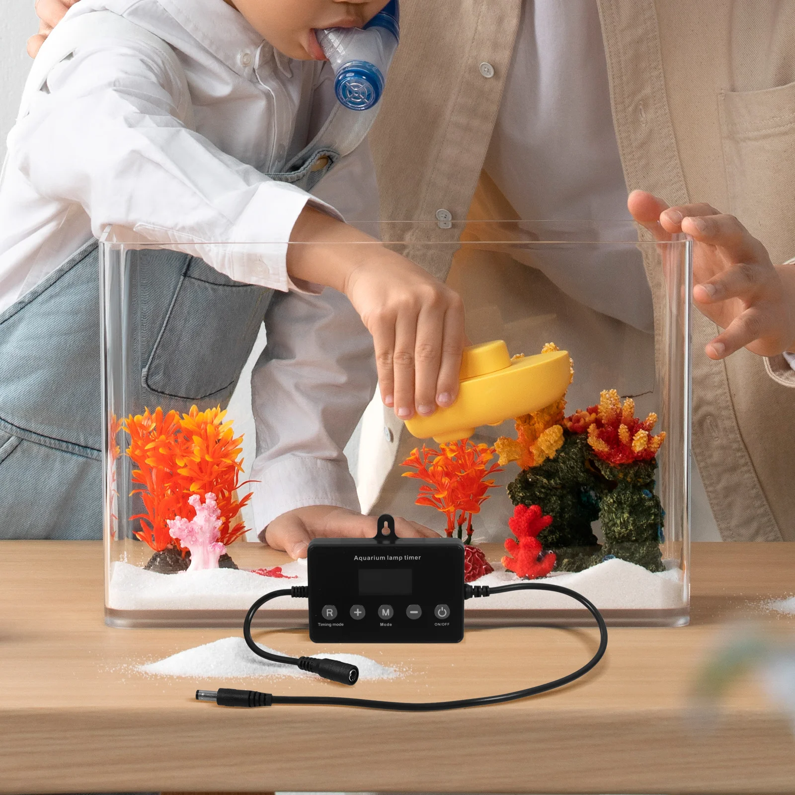 

Controller for Aquarium LED Black High Service Life Wide Viewing Angle No Distortion Precision Process Improvement Professional