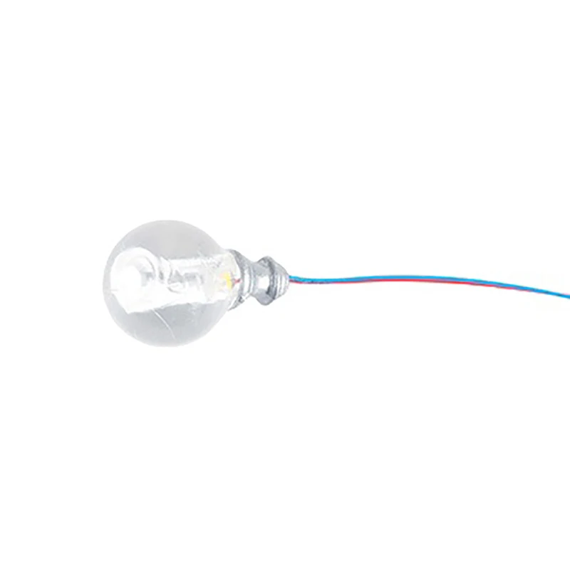 1:87 نموذج مقياس أعمدة مصباح الشارع LED الأبيض الدافئ، ديكور سقف بيت الدمى؛ إضاءة جدارية مصغرة