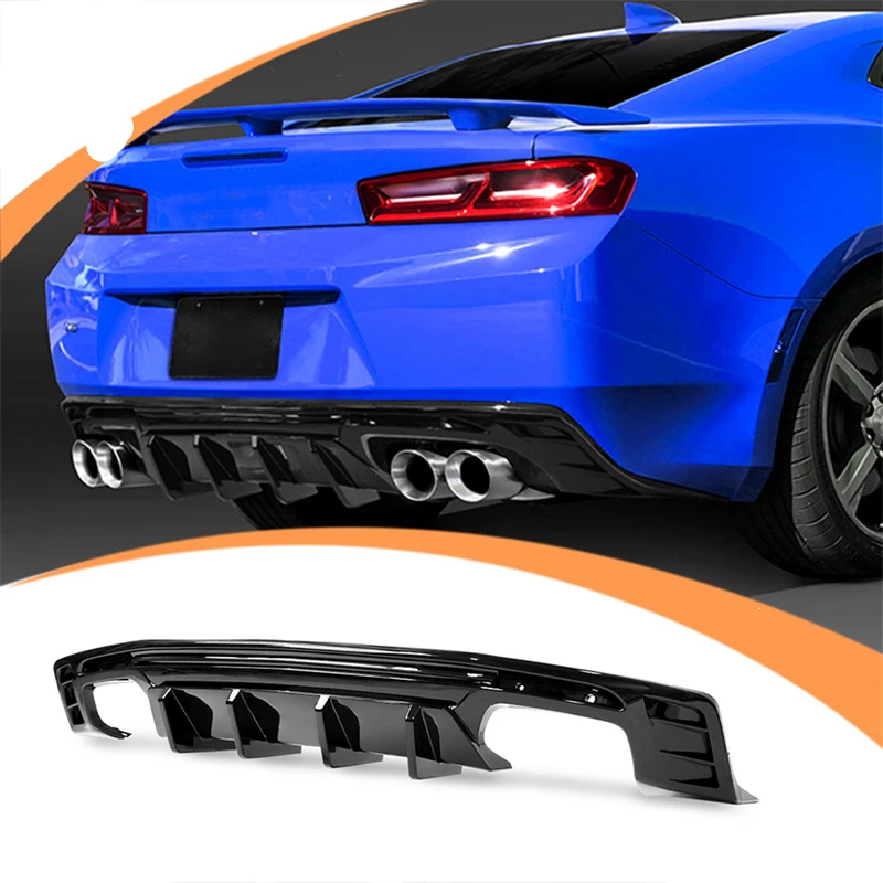 Honghang Car Auto Accessories Parts Rear Bumper Lips Rear Diffuser Splitter For Chevrolet Camaro Body Kit 2016-2021