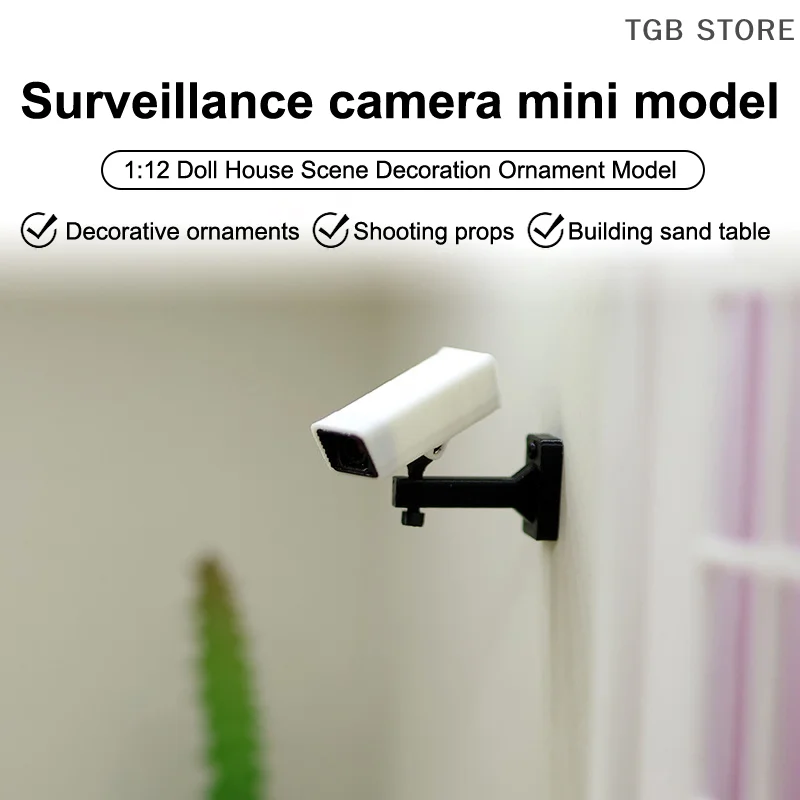 Aliexpress 1/12 Dollhouse Mini Surveillance Camera Model Dollhouse Home Decoration Accessories Dolls Home Micro Scene Ornament - Aliexpress Deal