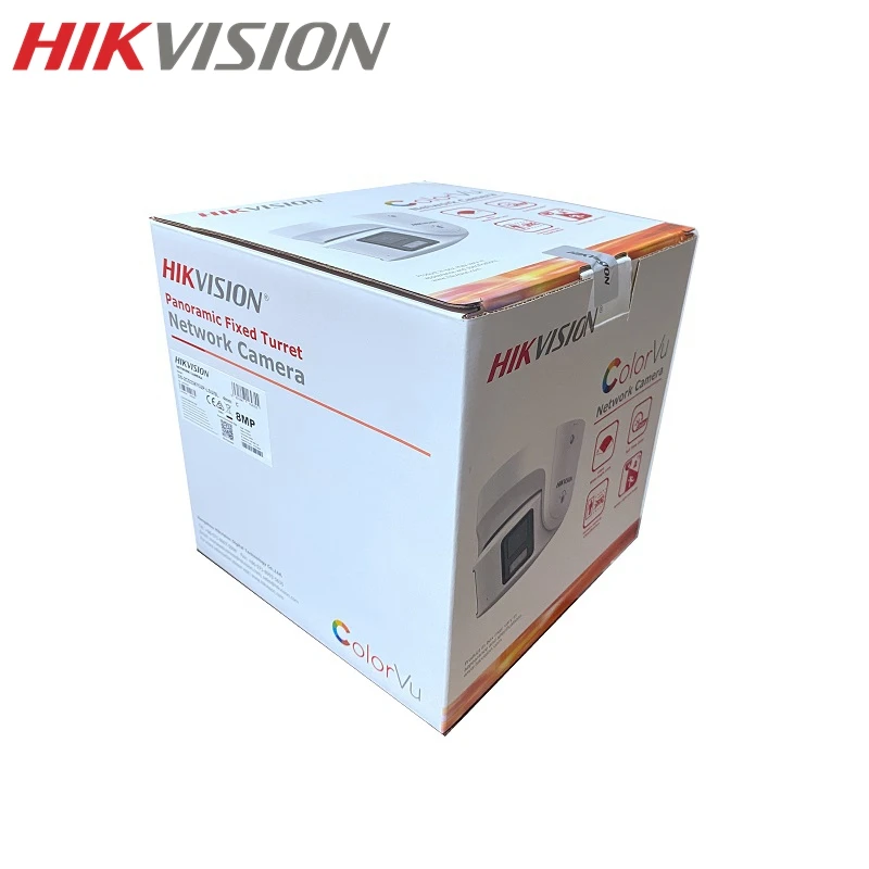 Hikvision DS-2CD2387G2P-LSU/SL Black 8MP Panoramic Turret Full Color Built-in Microphone H.265 IP Dome Camera  PoE IR 30M