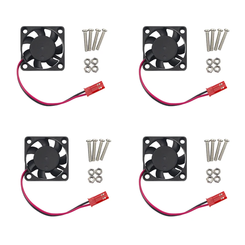 4 pces raspberry pi 4 ventilador de refrigeração dc 5v cpu ventilador de refrigeração dissipador de calor refrigerador do radiador para raspbery pi 4/3/3b