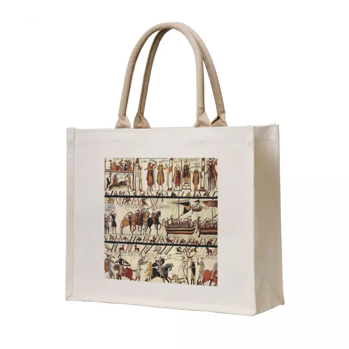 

Tapisserie Bayeux - The Bayeux Tapestry Tote Bag supermarket folding bag Canvas stote bag cute tote