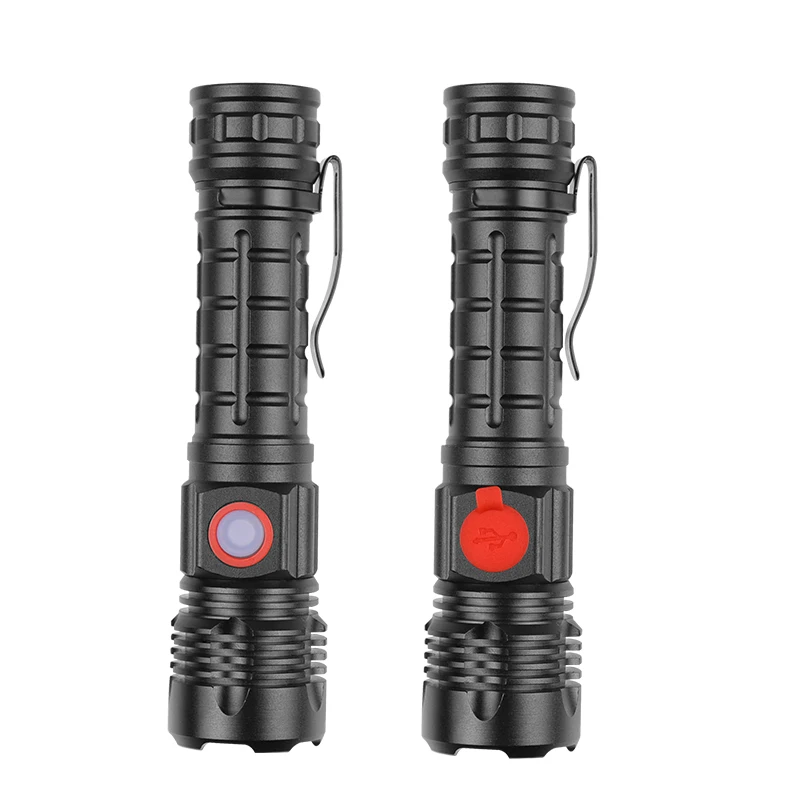 ✨ Upgrade XHP50.2 3000LM High Brightness LED Flashlight 💡 Android fast charging 🌙 Night Fishing Adventure Artifact
