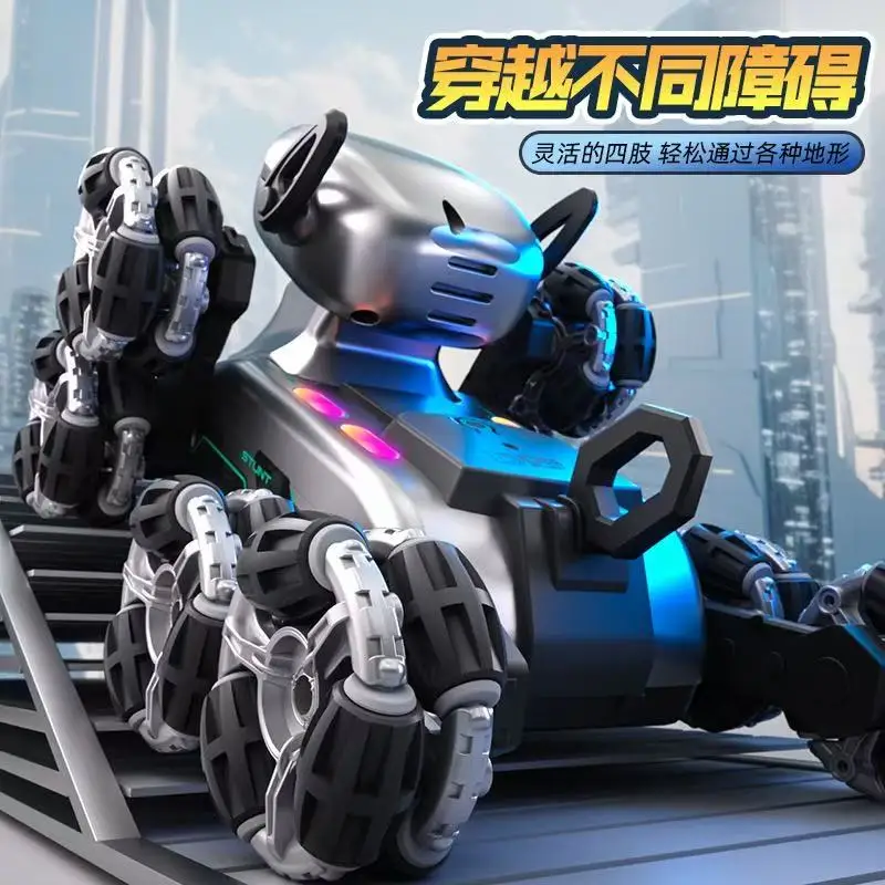 Intelligenter ferngesteuerter Roboterhund – ferngesteuertes Kinderspielzeug mit Gestenerkennung und umwandelbaren mechanischen Hundefunktionen