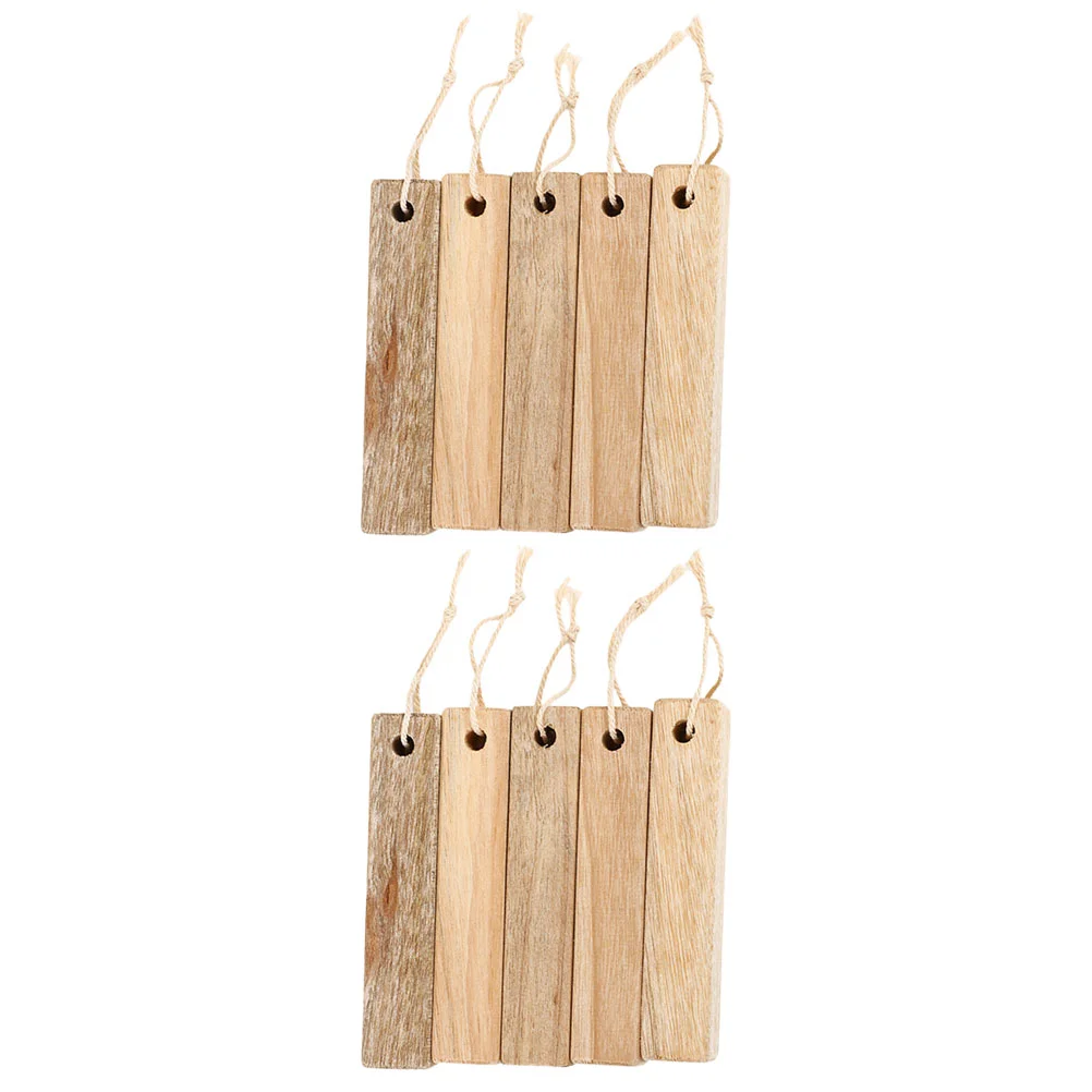 

10 Pcs Sticks Blocks for Clothes Storage Wooden Strips Drawer
