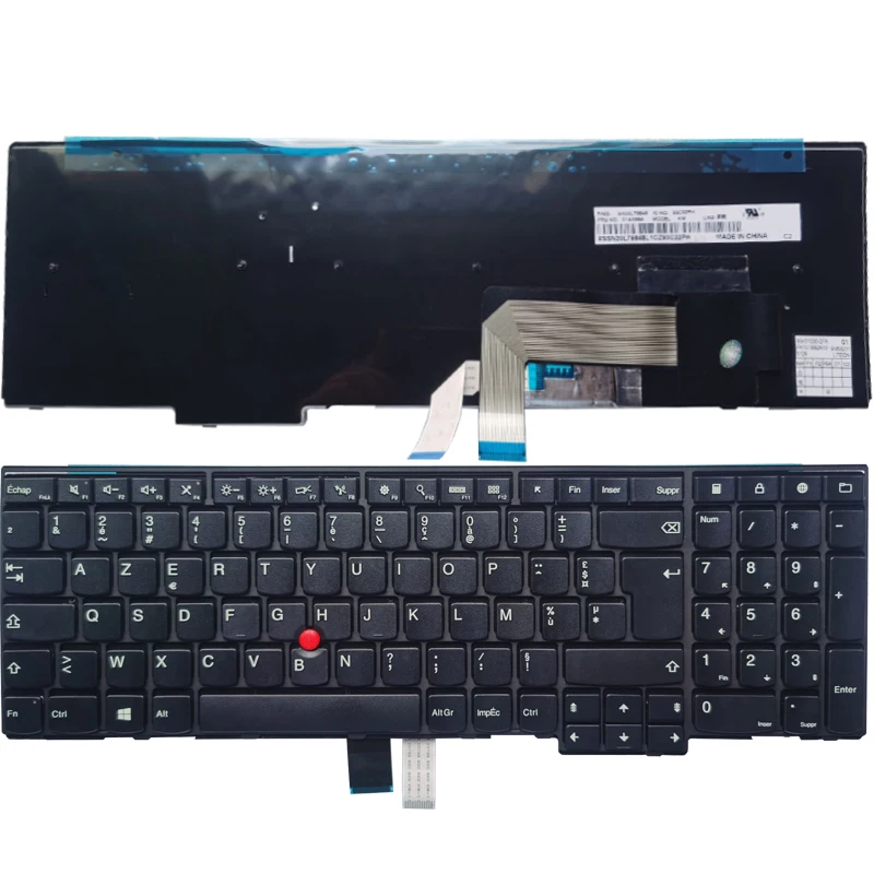 

Французская клавиатура для ноутбука Lenovo IBM ThinkPad E540 E545 E531 T540 T540P T550 L540 W540 W541 W550s SN20L79848 93C22PH FR