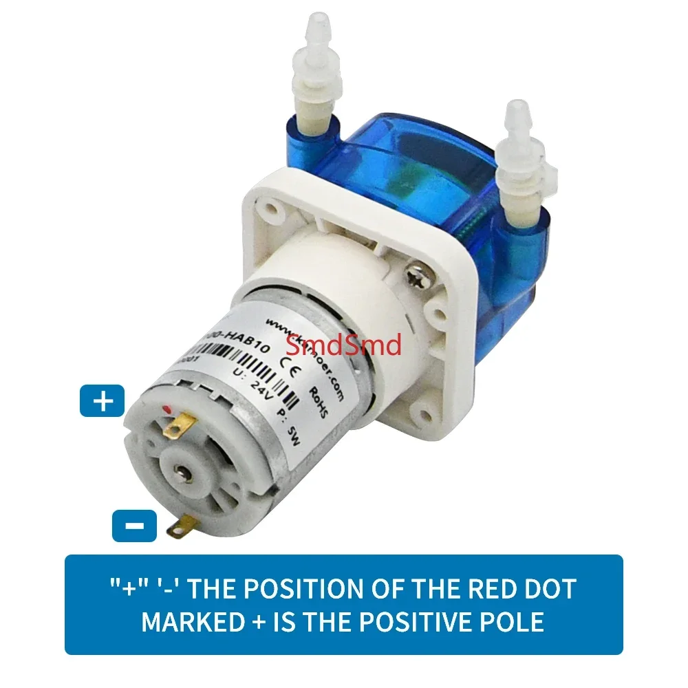 90ml/min KPHM100 Peristaltic Pump 24V DC Motor Zero-pollution Self-priming Pump for Laboratory and Dishwasher
