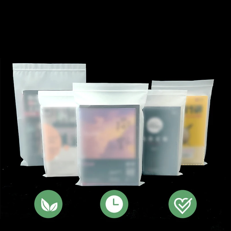 

50pcs Novel Transparent Book Protective Bag Dustproof Moisture-proof Storage Pouch Sealed Cover Packaging for Books Library