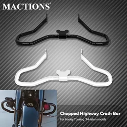 Motorcycle Chopped Highway Engine Guard Crash Bar Bumper For Harley Touring Electra Street Glide Road King CVO Limited 2014-Up