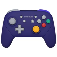 Manijas de placa frontal eXtremeRate para controlador Nintendo Switch Pro con botones de juego completos - Estilo clásico SwitchCube