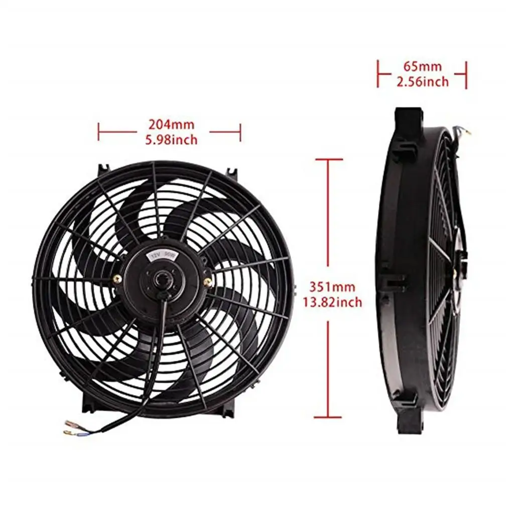 Universele 14 "elektrische radiateurkoelventilator 2250CFM voor autovoertuig