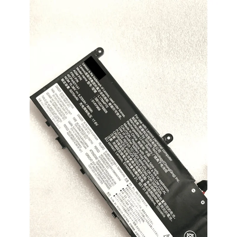 Authentic L17M4P72 L18M4P71 Battery Applicable to Lenovo ThinkPad P1 X1 Extreme 2018 2019