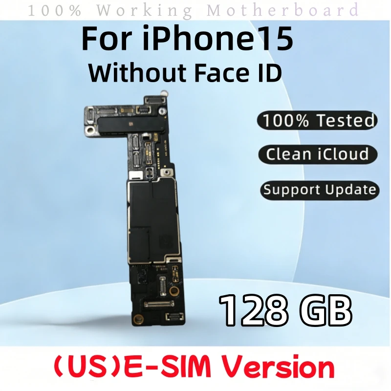 Fully Tested Authentic For iPhone 15 Motherboard unlocked With