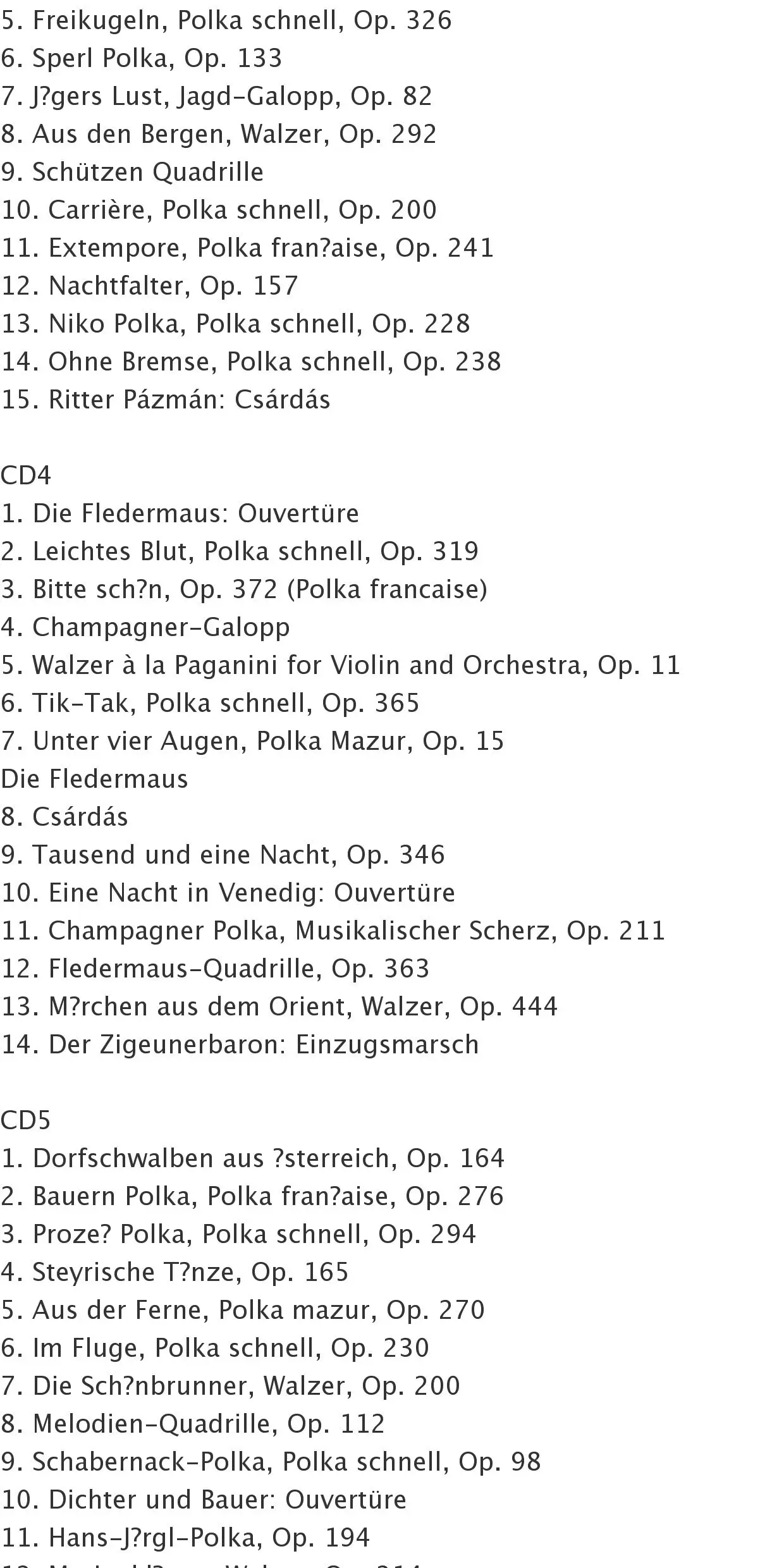 Vienna Philharmonic New Year's Concert 26CD Set - close-up view