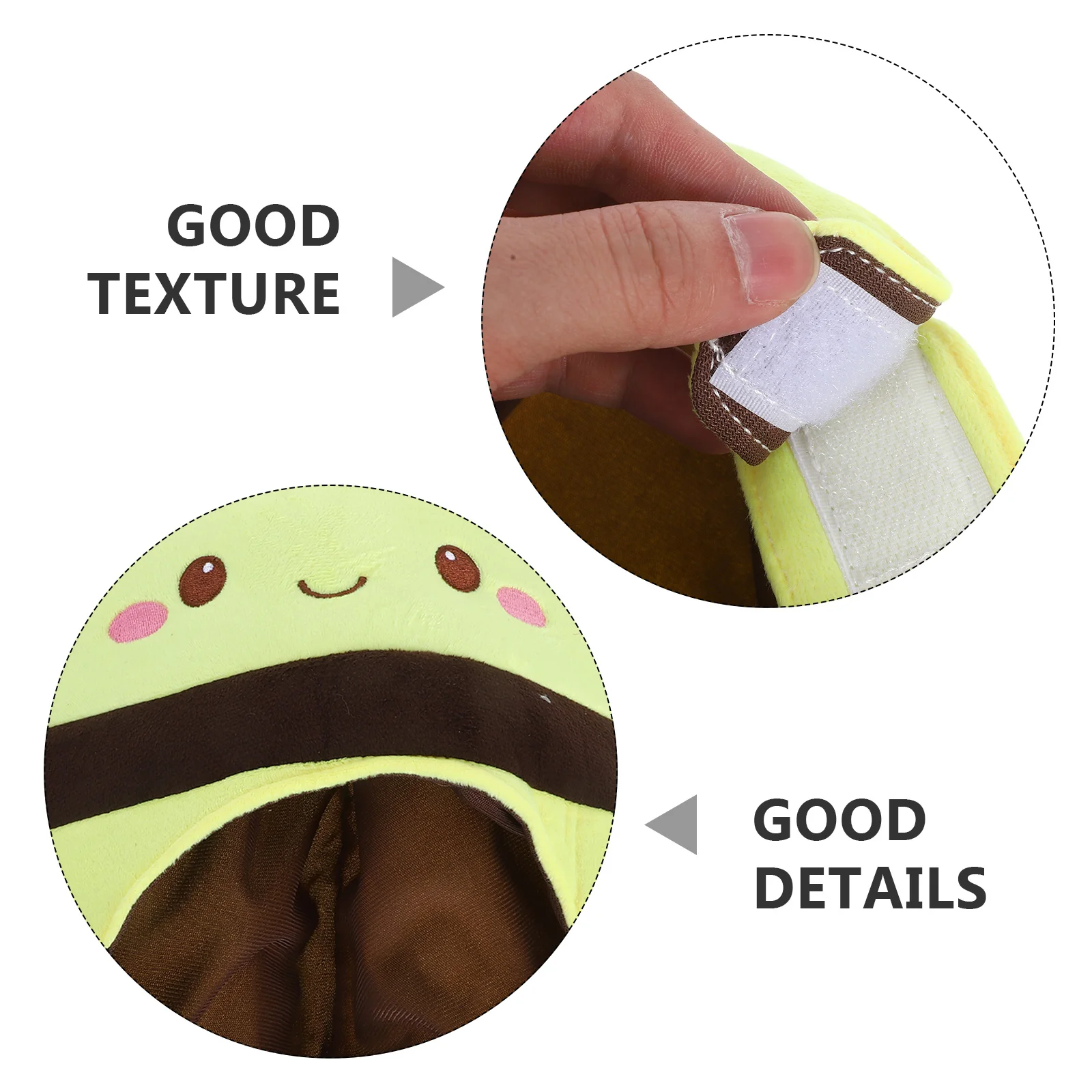 漫画ミツバチの頭飾りかわいい動物コスプレフルヘッドキャップソフト蜂コスチューム帽子パーティー誕生日クリスマス写真小道具