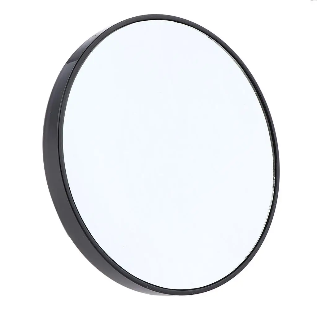 Suction Cup Wall Makeup Mirror 15x Magnifying Small Pocket Mirror Portable Vanity Mirror for Bathroom and Outdoor Use