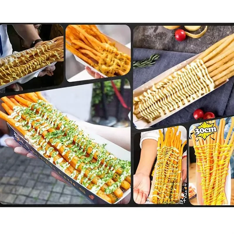 Manual Stainless Steel Super Long Potato French Fries Making Squeezer Potato Chips Maker Machine