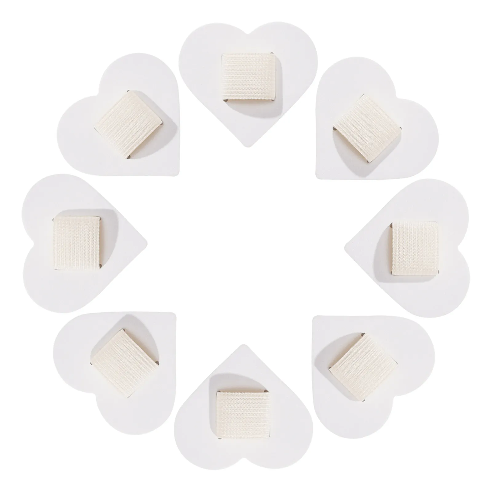 8Pcs Felt Headband Padding Soft Elastic Hair Band Pad Bridal Tea Party DIY Hairband Making Supplies Headband Cushion Liner