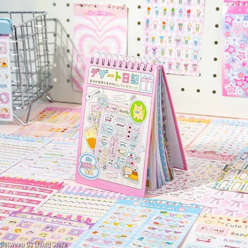 63 Sheets/Piece Decorative Stickers Kids Gift Stationery Laptop Kpop Toplader Photocard Sticker