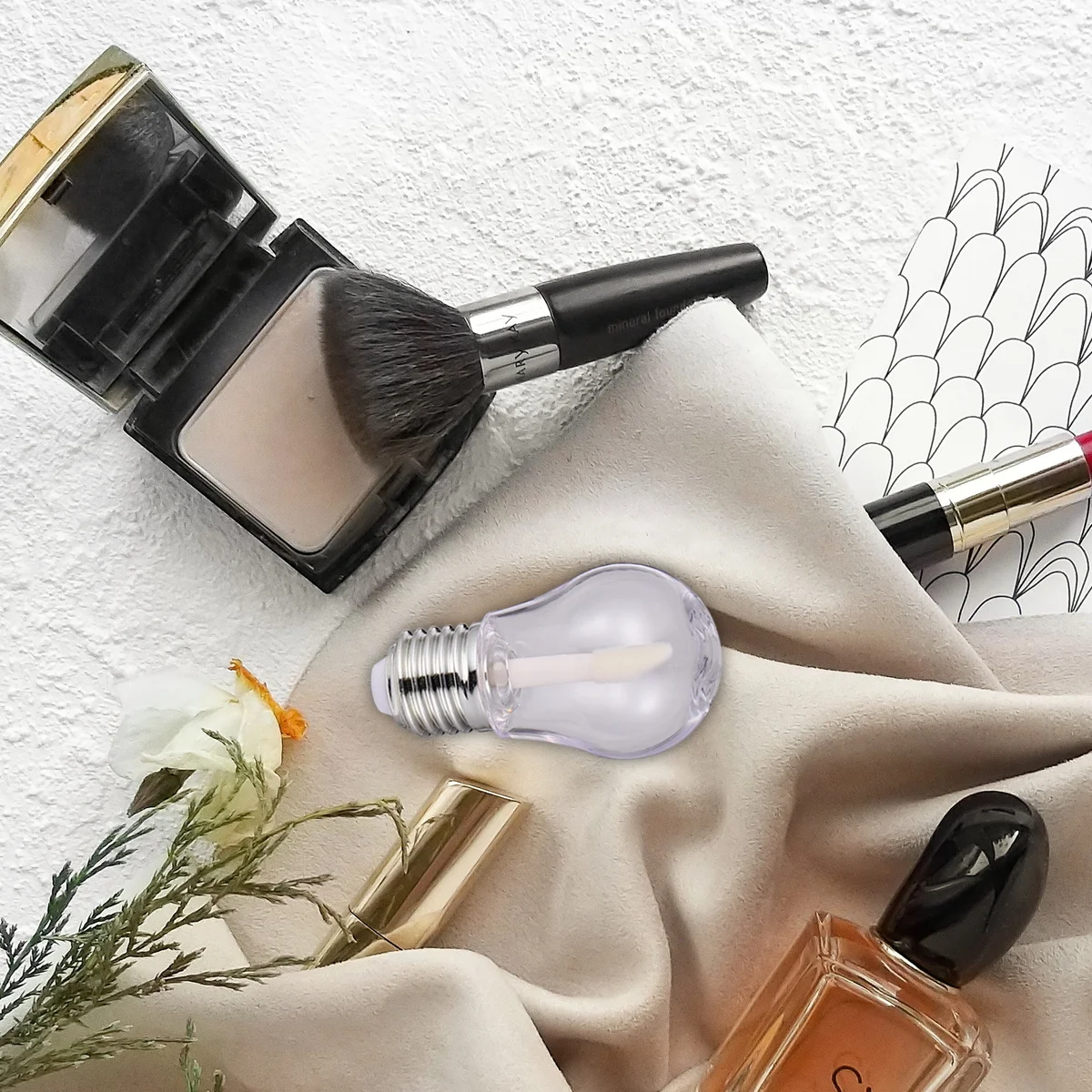 Tube de baume à lèvres Transparent de 6Ml, récipient vide avec fond supérieur pour bricolage, rouge à lèvres solide, parfum déodorant, stockage de brillant à lèvres, 20 pièces