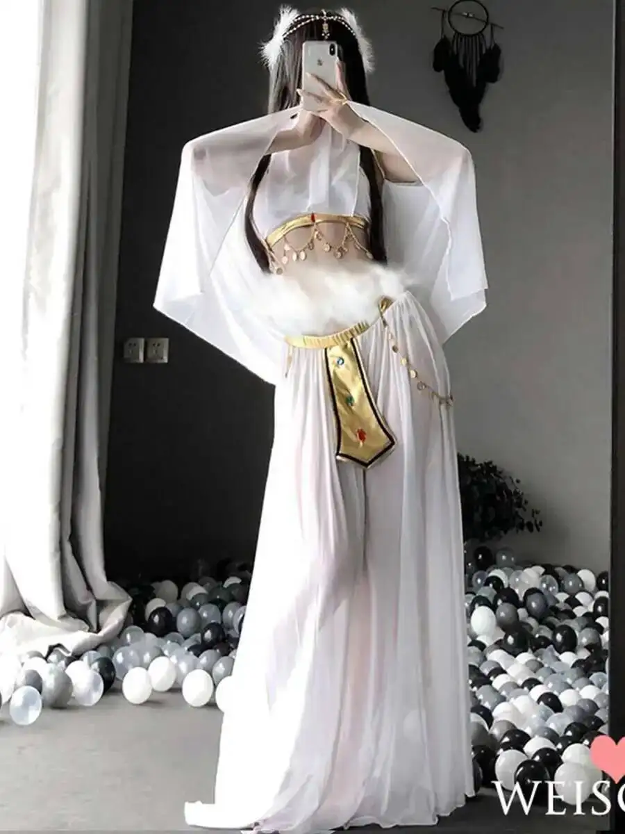 

Сексуальная богиня, косплей, платье египетской королевы, униформа для танца живота, Аладдин, индийский танец, экзотический костюм