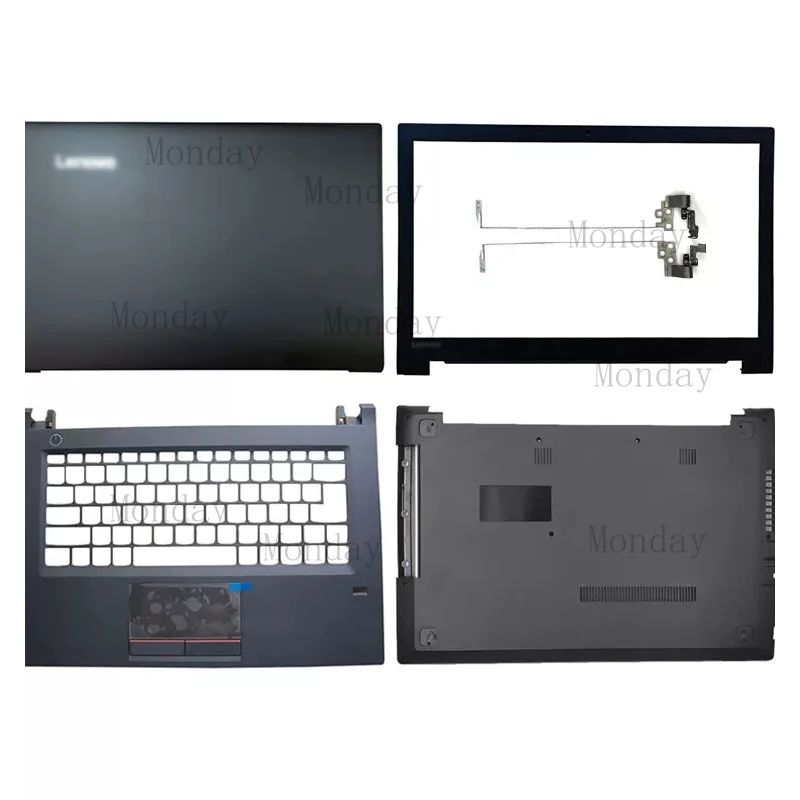 

W For Lenovo E52-80 V510-15IKB Back Cover Bezel Pamlrest Bottom Cover Hinges