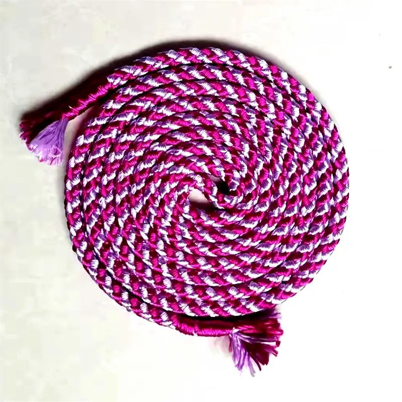 Artistic Gymnastics Rope Nylon Shiny Thread Rhythmic Gymnastics Rope 2.5m/3m Professional Training Dance Fitness Rope Kids Adult