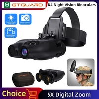 GTGUARD N4 5X Digital Zoom Night Vision Binoculars Telescope High-Definition High Magnification Infrared Camera Outdoors Hunting