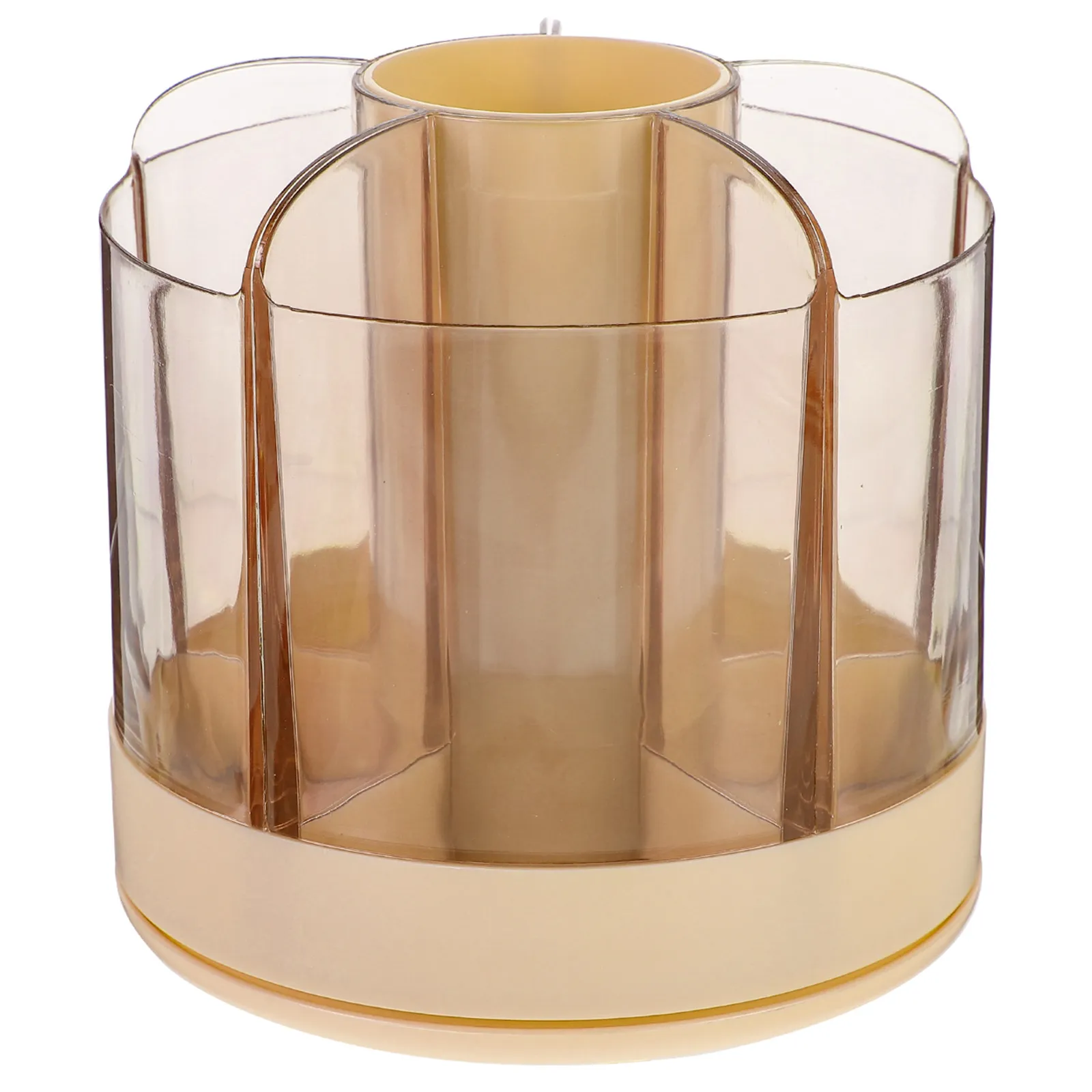 Rotating Brush Holder Multi-Function Pen Cup Pencil Organizer Desktop Storage Makeup Brush Case Office Desk Stationery