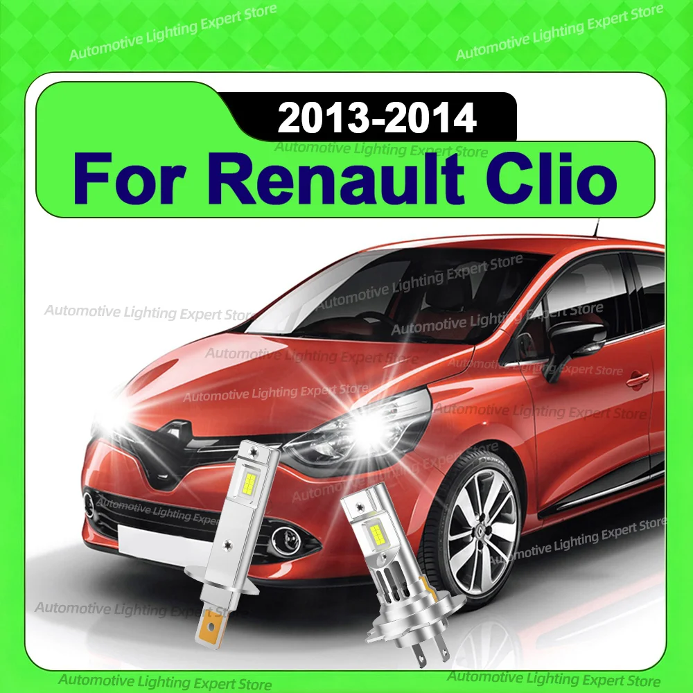 

2/4Pcs Led Lights 30000Lm Headlight Bulb Plug&Play High Quality For Renault Clio 2013-2014