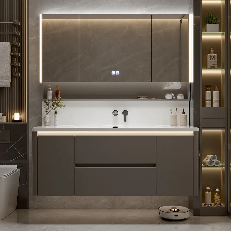 New Minimalist Bathroom Cabinets Sophisticated Bathroom Cabinets Durable Disc Nice Home Furniture In Particolare ZY40YSG