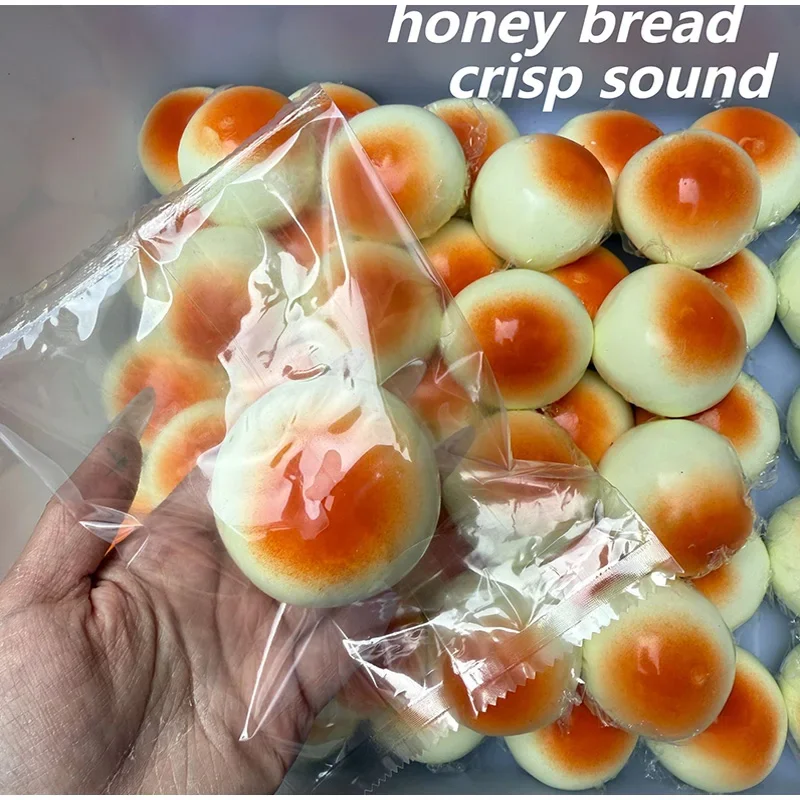 

Simulation Honey Bread Stress Ball Pinch Toy Food Shape Crispy Slow Rebound Decompress Toys Relief Sensory Fidget Pinch Toy Gift