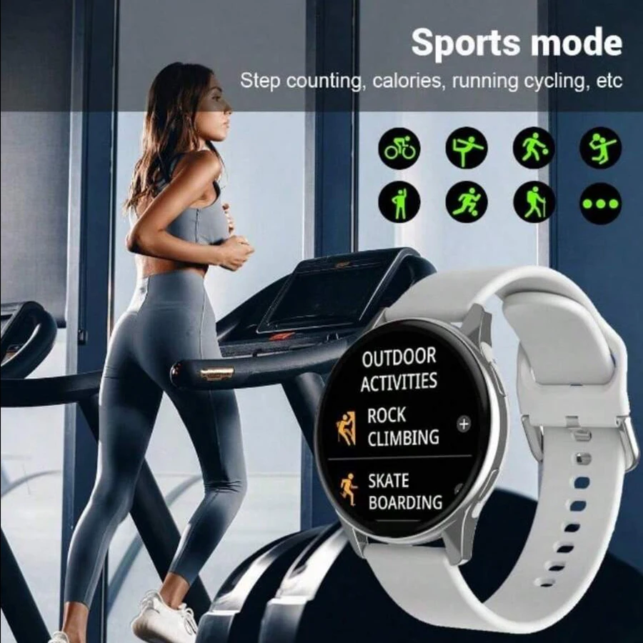 Smartwatch, Wireless Calling/Dialing, Multi-Sport Mode, Message Alert View, Customized Wallpaper, Fitness Monitor, Compatible Wi