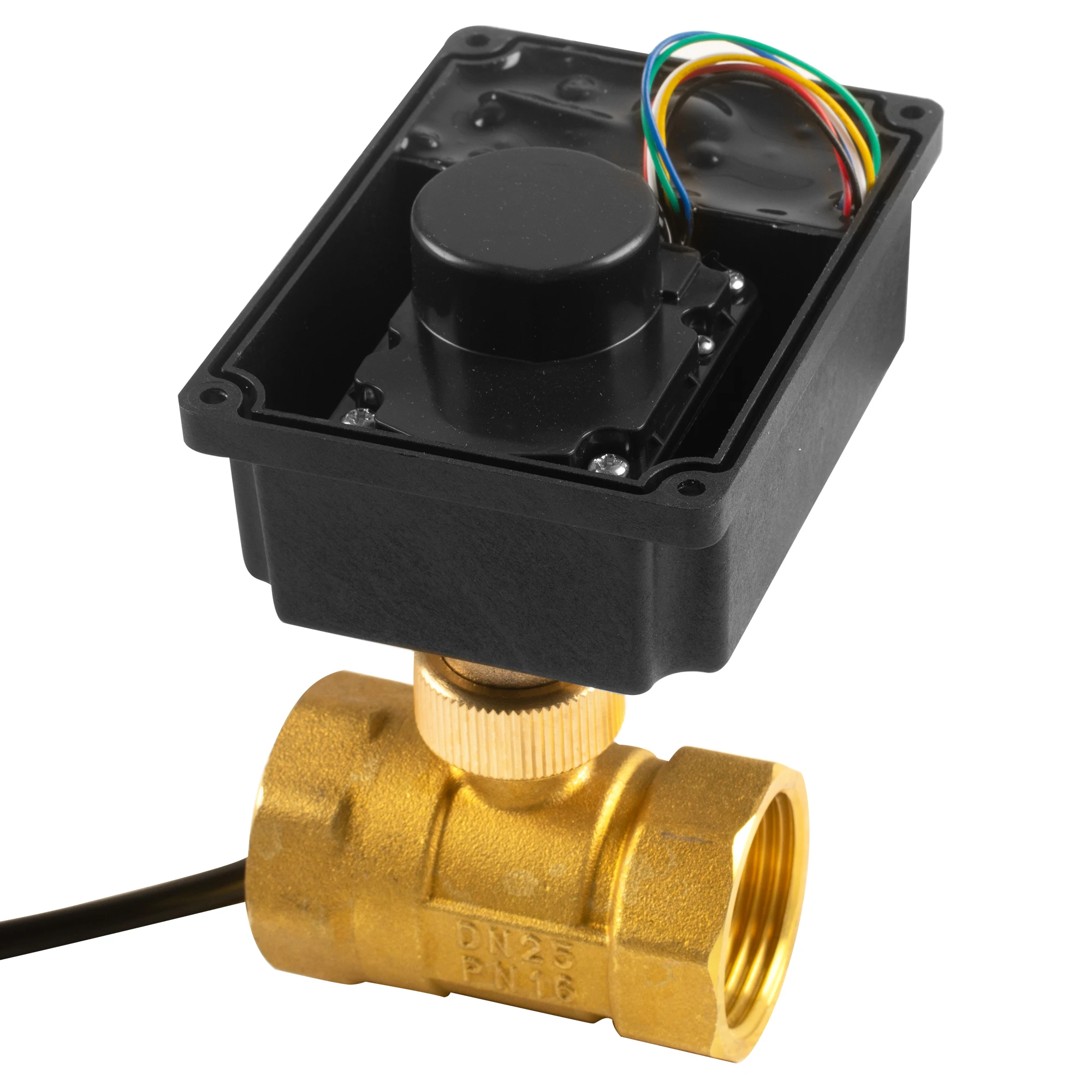 Katup Bola Listrik Kuningan DN32 Tahan Air Berkualitas Tinggi, Dapat Dilepas, Katup EMC, Penjualan Pabrik Terlaris, Katup Bawah Air