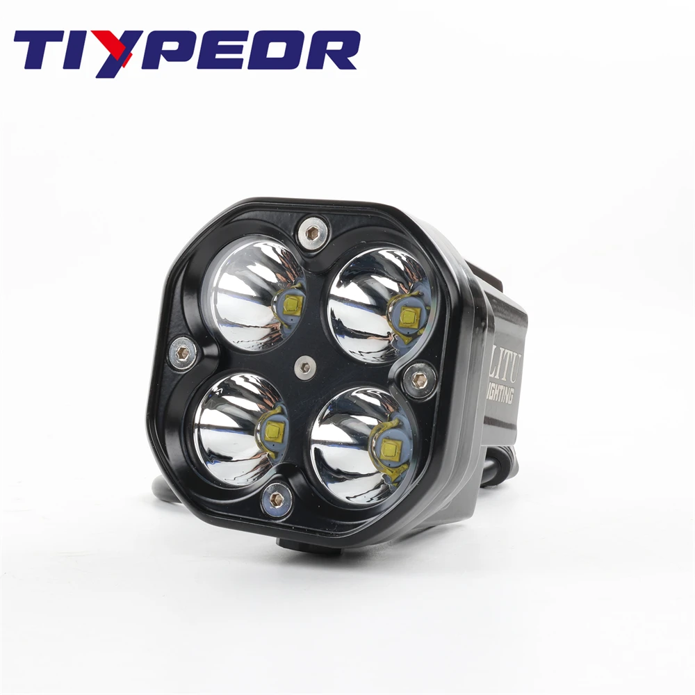 

TIYPEOR Motorcycle Auto Auxiliary Led Work Light Spot Driving Lamp SUV Tractors Motorcycle Off-road Vehicle Truck Accessories