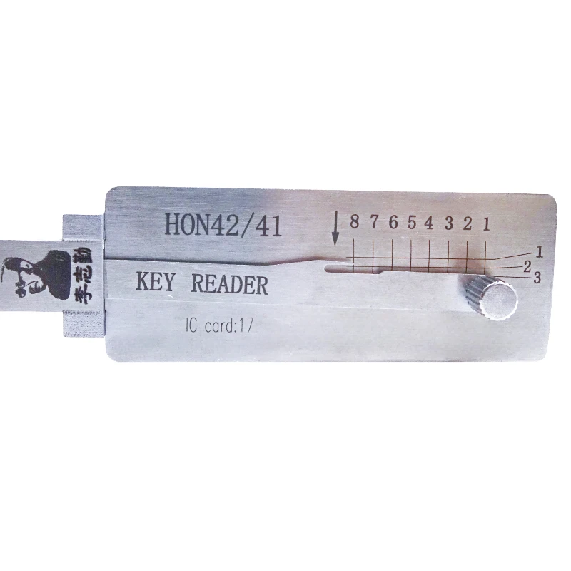 Lishi HON42/41 Key Reader Locksmith Tool Flat Milling for Honda Motorcycle Models