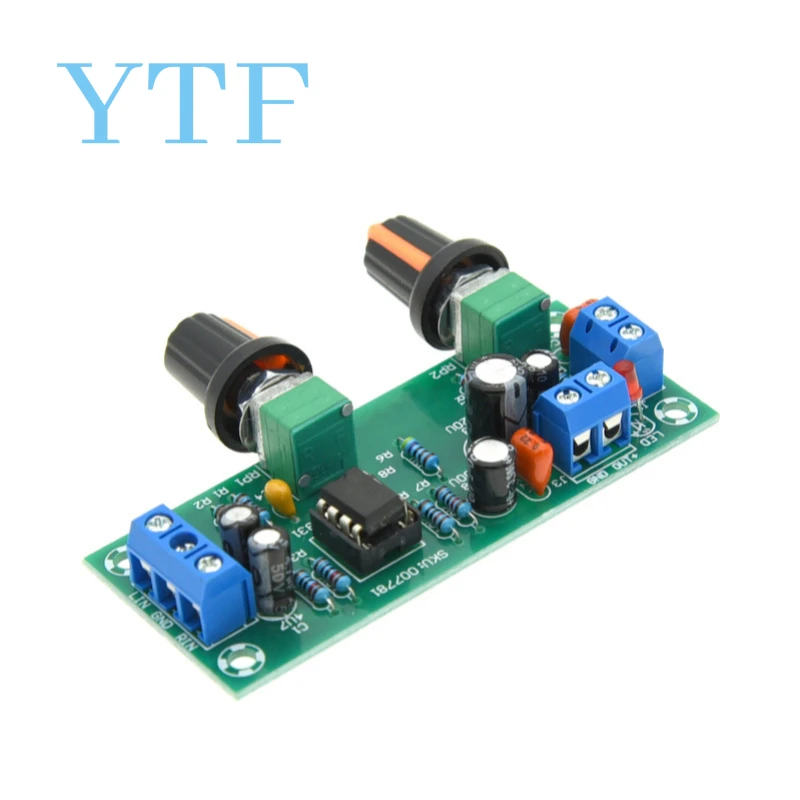 Subwoofer Preamp Board Front Finished Board Subwoofer Preamp Board Single Power Low Pass Filter Board 10-24V  