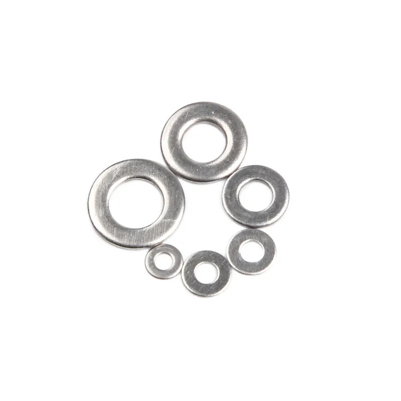 790pcs M4 M5 M6 M8 M10 M12 Stainless Steel Flat Washers Spring Washers Assorted for Metric Bolts Plain Gasket Assortment Kit