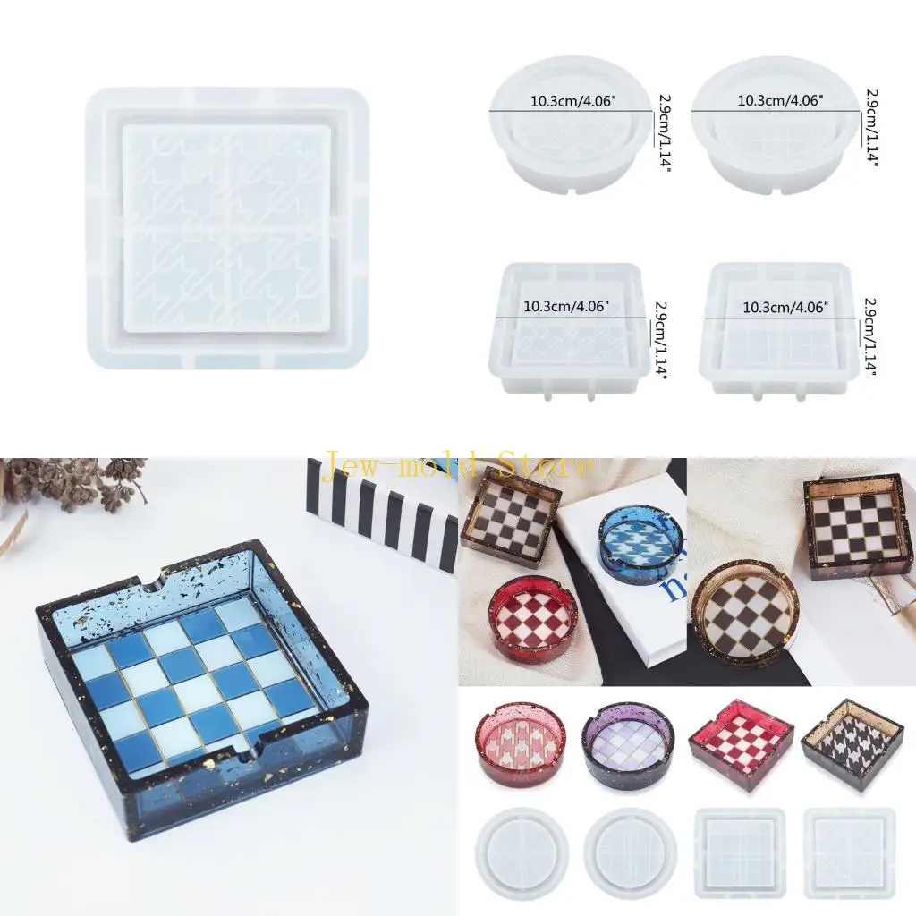 

C71B Шагковая доска Houndstooth Ashtray Flom