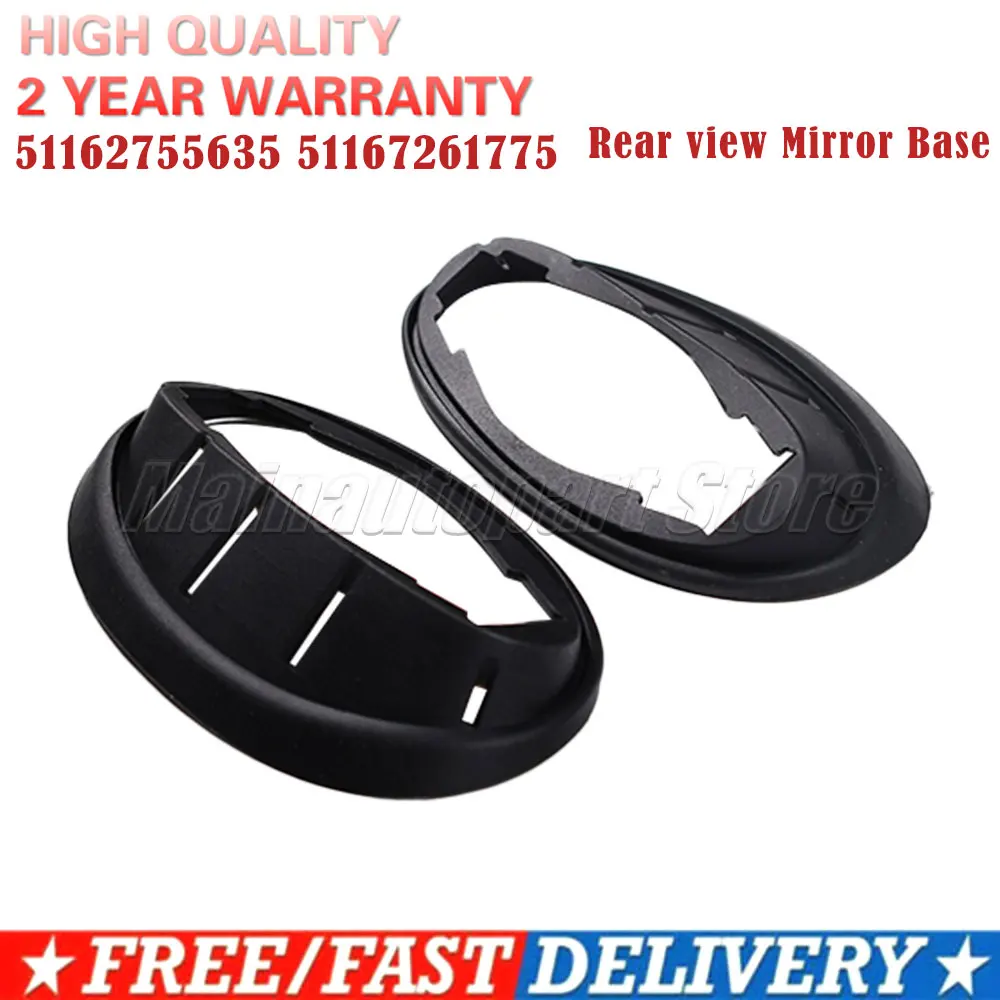 

51162755635 Car Rearview Mirror Base Rubber Pad Sealing Ring For BMW MINI R55 R56 R57 R58 R59 51167261776R 51167261775L